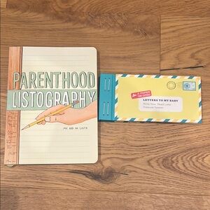Parenthood Listography Book and‎ Letters to My Baby Book Set